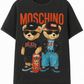 Bacon Qatar Oversized Moschino Bear Graphic Tee – One Size | Qatar Streetwear